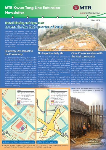 Kwun Tong Line Extension Newsletter - March 2012