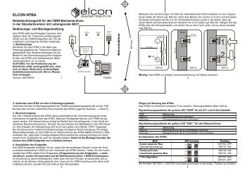 ELCON NTBA - Elcon Systemtechnik