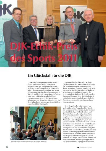 Djk-Ethik-Preis des Sports 2011