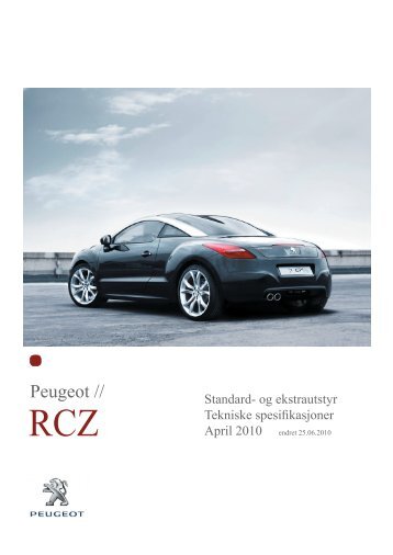 Ekstrautstyr - Peugeot