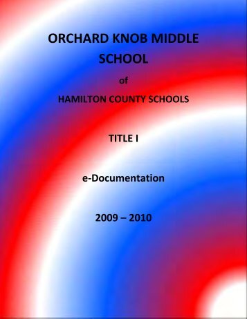 orchard knob middle school - Hamilton County Department of ...