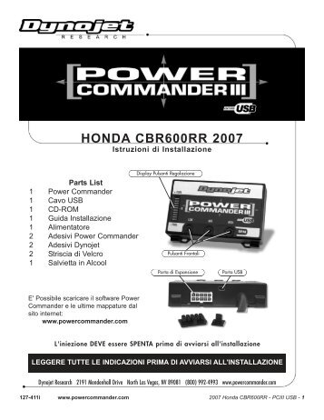 Honda 954 power commander #7