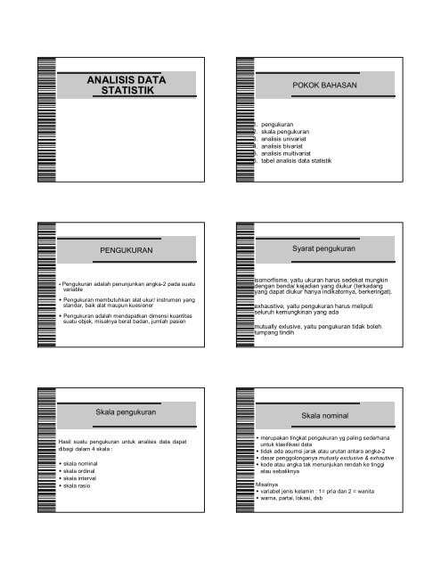 ANALISIS DATA STATISTIK - Blog Staff UI