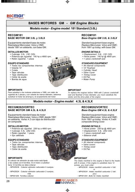 MANTENIMIENTO MOTORES - Engine Maintenance
