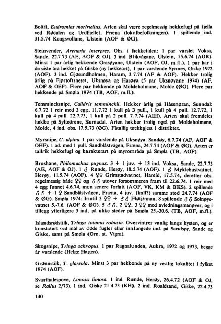 Sterna, bind 14 nr 3 (PDF-fil) - Museum Stavanger