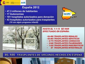 2012 - OrganizaciÃ³n Nacional de Trasplantes