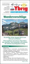 Ybrig Wandervorschläge - AlpenLink.CH