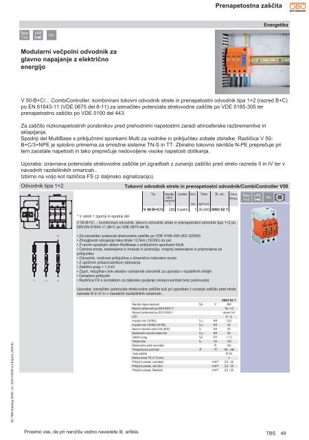 Prenapetostna zaščita v energetski tehniki - OBO Bettermann