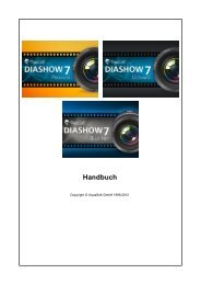 AquaSoft DiaShow 7 Handbuch - AquaSoft GmbH