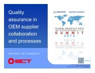 Quality assurance in OEM supplier collaboration and ... - GPDIS