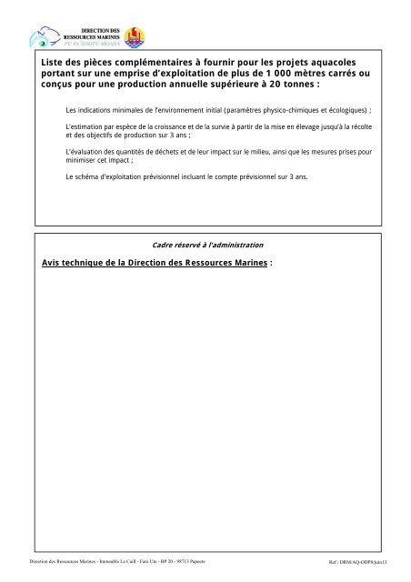 Annexes - Site de la pêche