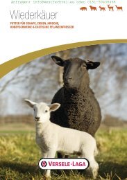 Futterkatalog Hirsch - westoil