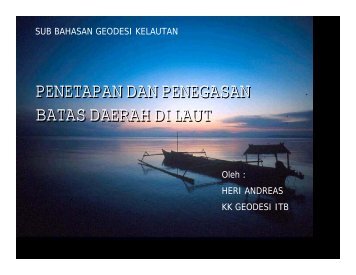 BATAS WILAYAH LAUT - ITB