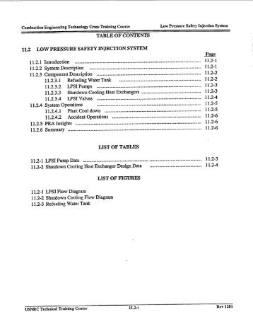 Part 4 of 5 - Combustion Engineering Crosstraining Course ... - NRC