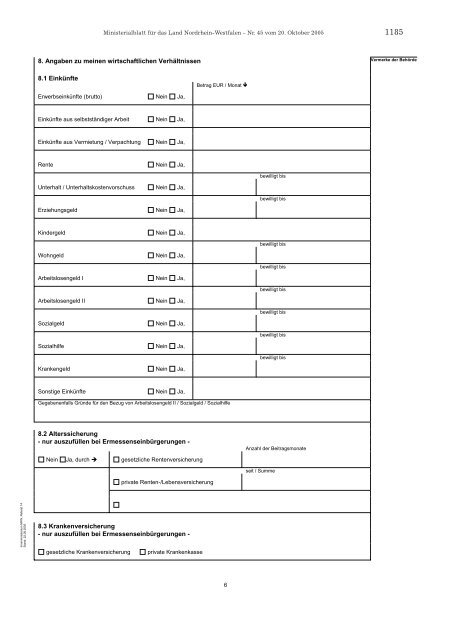 EinbÃ¼rgerungs-Antrag Nicht barrierefrei, fremde(s) - Rhein-Kreis ...