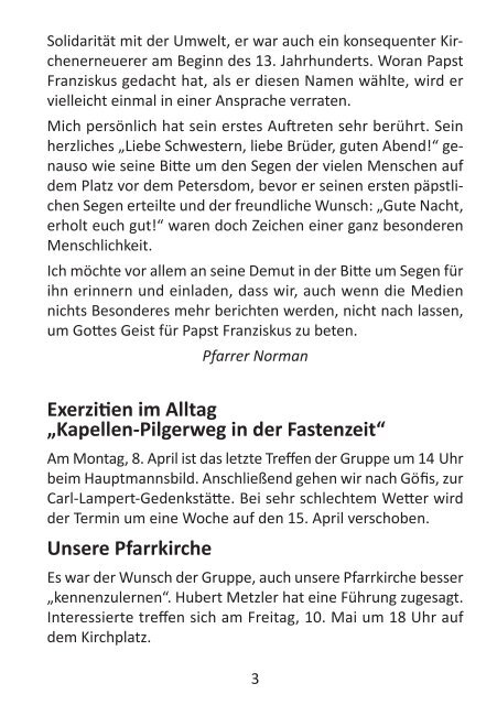 Nr. 217 April - Mai 2013 - der Pfarre St. Georg in Satteins