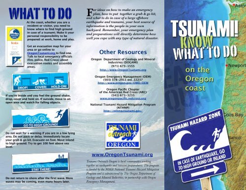 What is a tsunami? - Oregon Department of Geology and Mineral ...