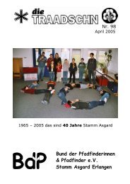 40 Jahre - Stamm Asgard Erlangen eV