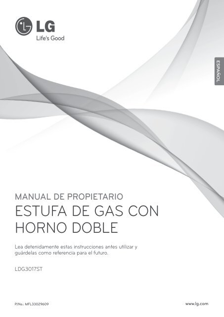 ESTUFA DE GAS CON HORNO DOBLE