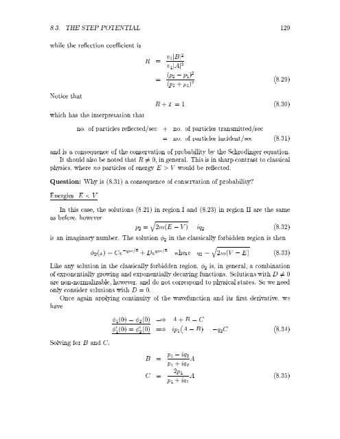 1 PHYSICS 430 Lecture Notes on Quantum Mechanics J. Greensite ...