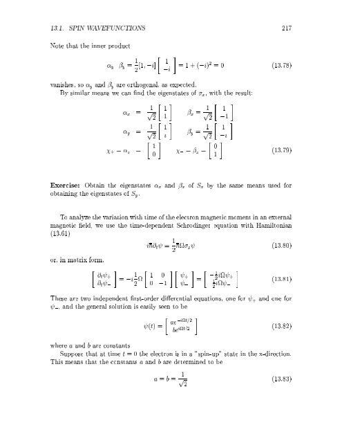 1 PHYSICS 430 Lecture Notes on Quantum Mechanics J. Greensite ...