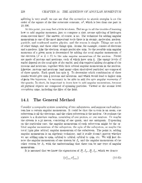 1 PHYSICS 430 Lecture Notes on Quantum Mechanics J. Greensite ...