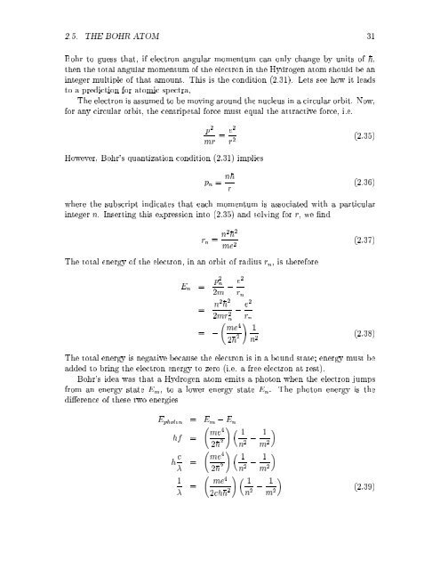 1 PHYSICS 430 Lecture Notes on Quantum Mechanics J. Greensite ...