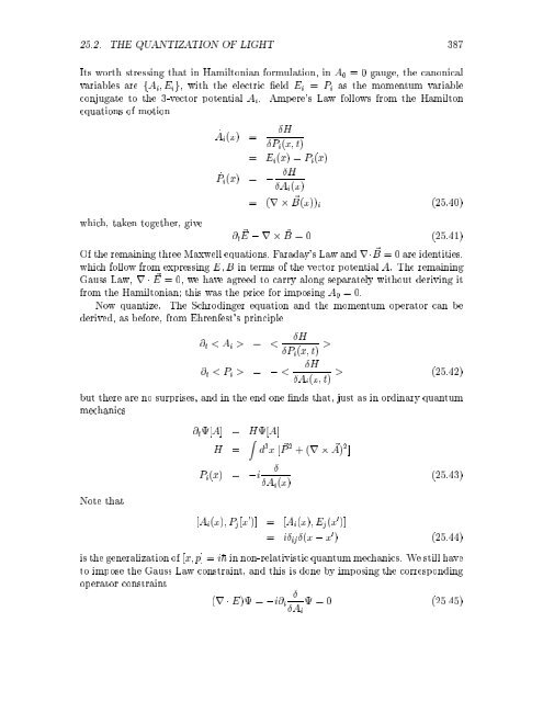 1 PHYSICS 430 Lecture Notes on Quantum Mechanics J. Greensite ...