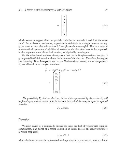 1 PHYSICS 430 Lecture Notes on Quantum Mechanics J. Greensite ...