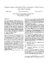 Transistor Sizing for Minimizing Power Consumption of CMOS ...