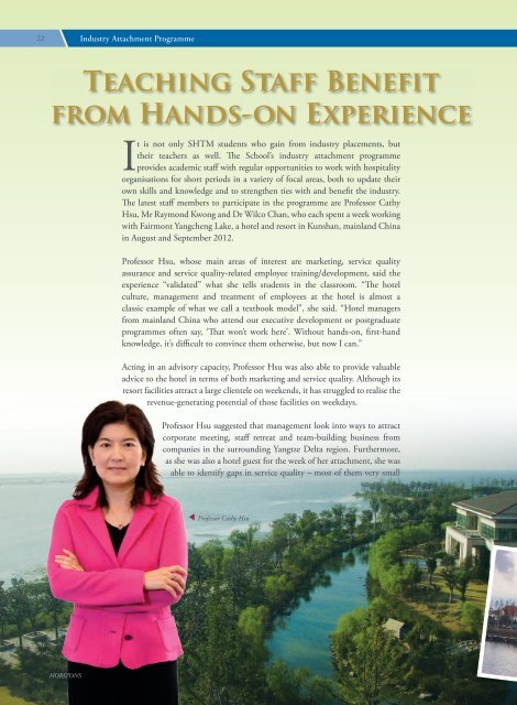 Vol 13 Issue 1, February 2013 - School of Hotel & Tourism ...