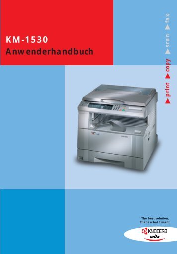 KM-1530 Bedienu...sanleitung .pdf - Kyocera