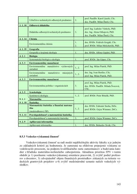 VÃƒÂ½roÃ„ÂnÃƒÂ¡ sprÃƒÂ¡va o Ã„Âinnosti UMB za rok 2006 - Univerzita Mateja Bela