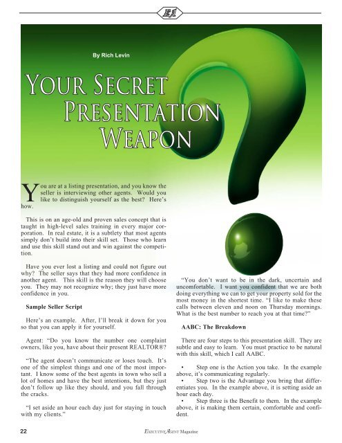 Download PDF - Executive Agent Magazine