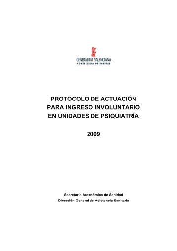 protocolo de actuaciÃ³n para ingreso involuntario en unidades