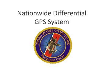 Nationwide Differential GPS System - GPS.gov