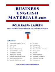 POLO RALPH LAUREN - Business English Materials.com