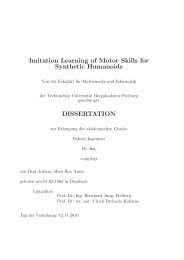 Imitation Learning of Motor Skills for Synthetic Humanoids ...