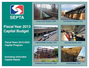 Fiscal Year 2013 Capital Budget - Septa