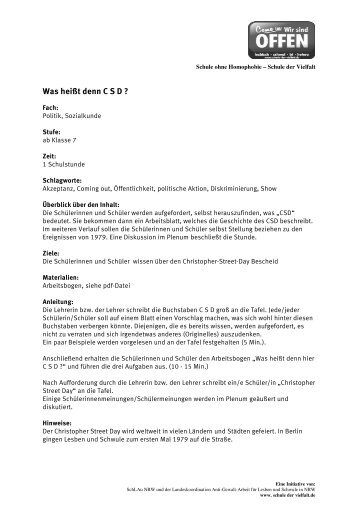 Komplettes Modul als PDF - Schule der Vielfalt