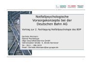 Vortrag BDP Notfallpsychologie VersorgungskonzeptePDF-Variante ...