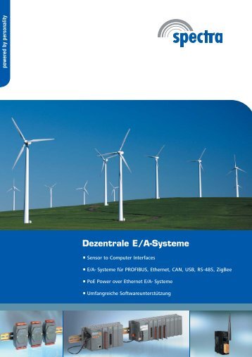 Dezentrale E/A-Systeme - Spectra Computersysteme GmbH