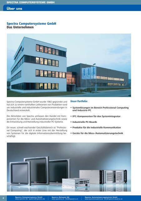 Dezentrale E/A-Systeme - Spectra Computersysteme GmbH