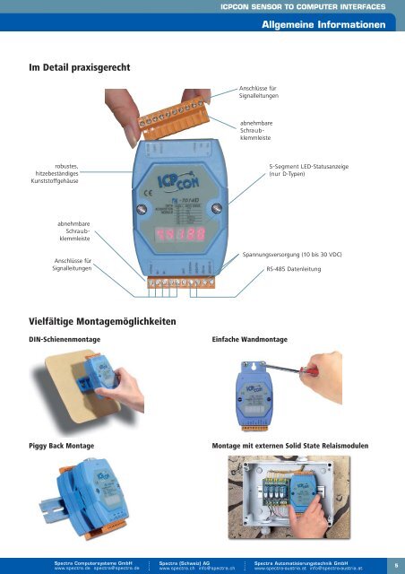 Dezentrale E/A-Systeme - Spectra Computersysteme GmbH