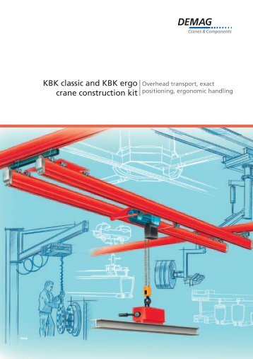 KBK classic and KBK ergo crane construction kit - Poduri rulante