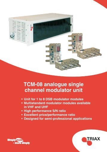 GB - TRIAX TCM-08 modulator-3.indd - Catec System
