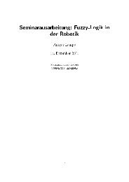 Seminarausarbeitung& Fuzzy-Logik in der Robotik Ansgar Lampe ...