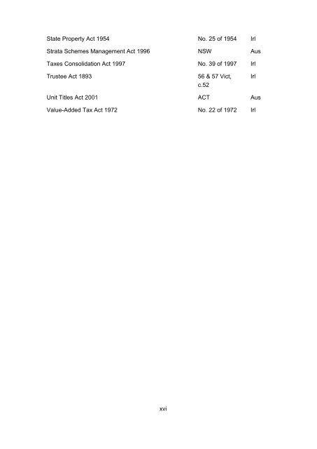 Report on Multi-Unit Developments - Law Reform Commission