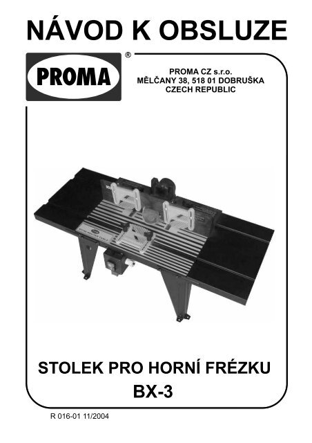 BX-3 - Proma-group.com