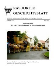 Ausgabe 8-1 - Rasdorf